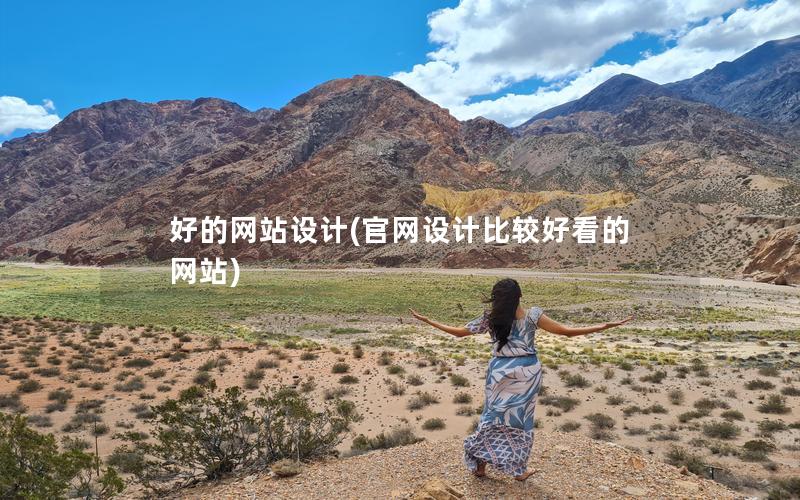 好的网站设计(官网设计比较好看的网站)