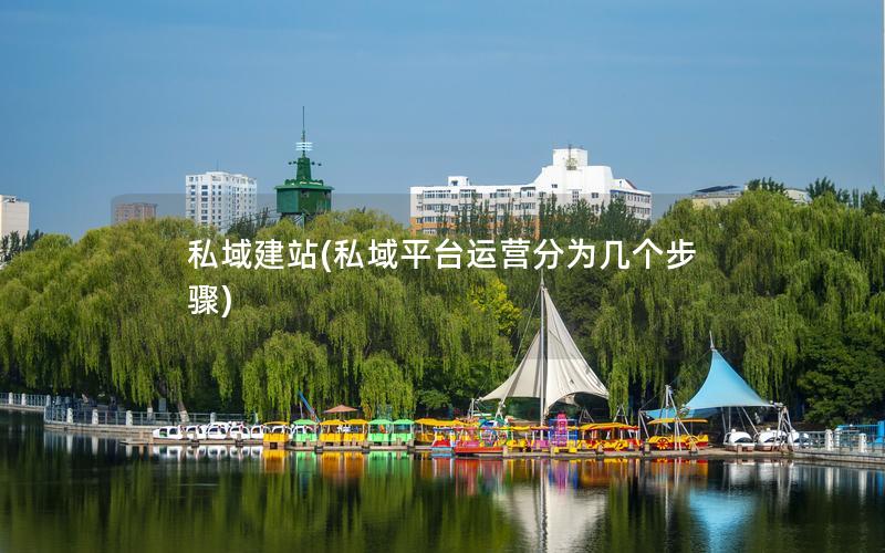 私域建站(私域平台运营分为几个步骤)