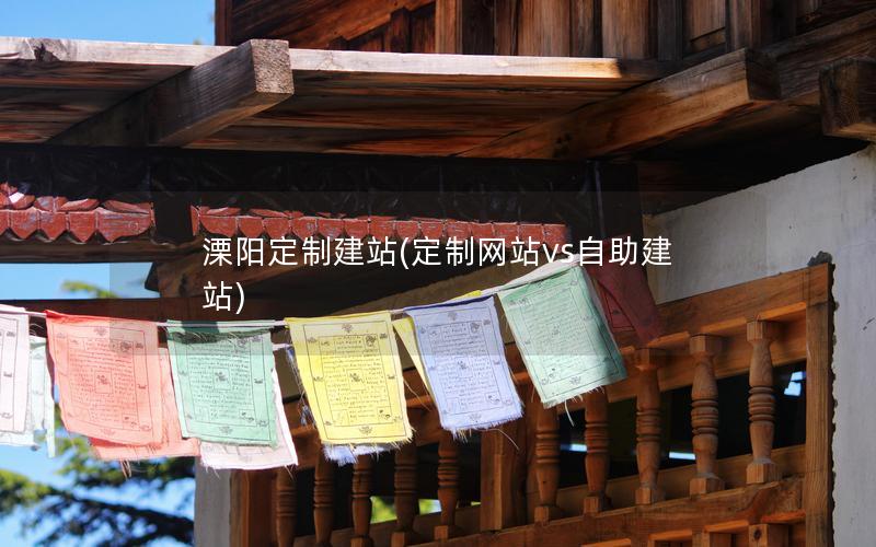 溧阳定制建站(定制网站vs自助建站)