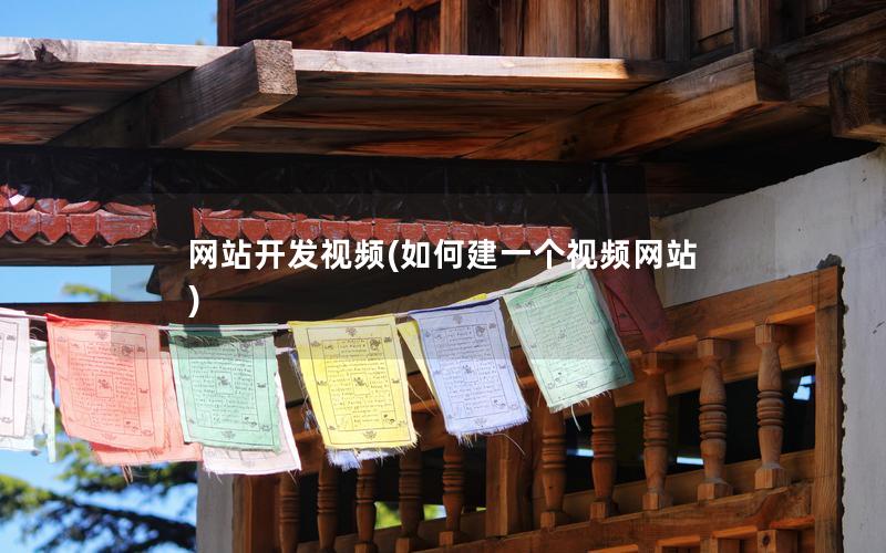 网站开发视频(如何建一个视频网站) 网站开发视频(如何建一个视频网站)