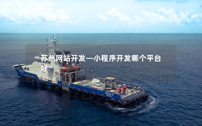 苏州网站开发—小程序开发哪个平台好