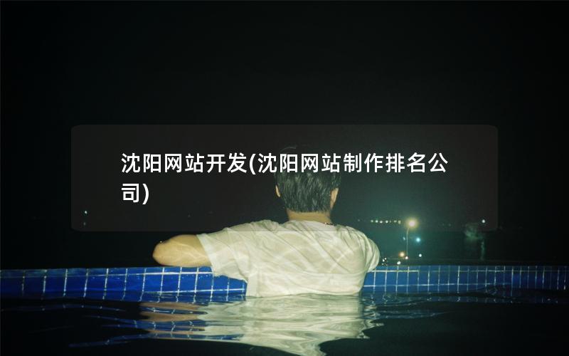 沈阳网站开发(沈阳网站制作排名公司) 沈阳网站开发(沈阳网站制作排名公司)